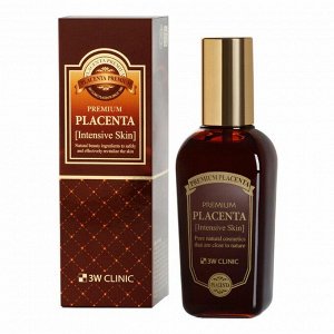 Тонер для лица с плацентой для глубокого увлажнения, 3W Clinic Premium Placenta Intensive Skin