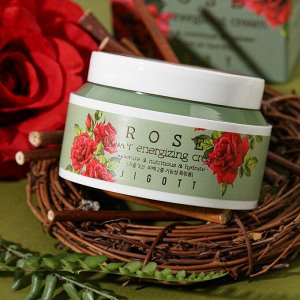 Jigott Крем для лица с экстрактом розы Rose Flower Energizing Cream, 100 мл