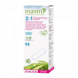 Прокладки 2 в 1 "Soft Maxi Plus" Masmi, 24 шт