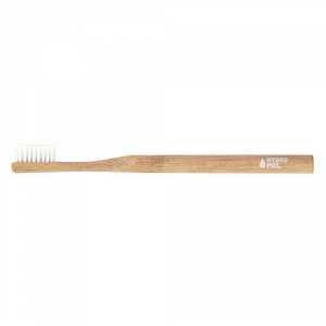 Щётка зубная натуральная из бамбука средней жёсткости, нейтральная