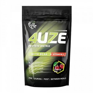 Мультикомпонентный протеин 4uze + BCAA "Вишнёвый пирог" Fuze, 750 г