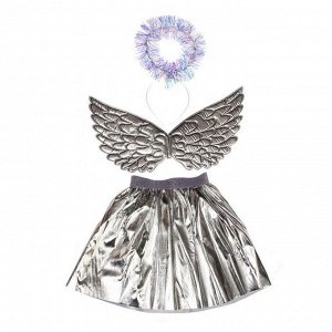 Карнавальный набор «Ангел» 3 предмета: ободок, крылья, юбка