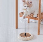 Игрушка для кота на пружинке с шариком