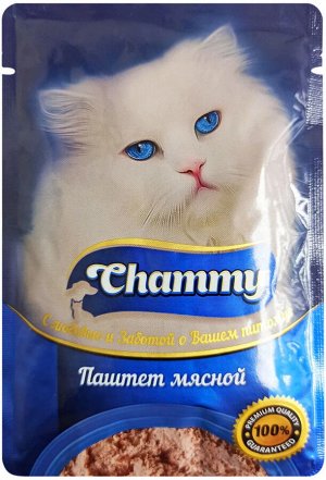 Корм для кошек Chammy паштет мясной 85г