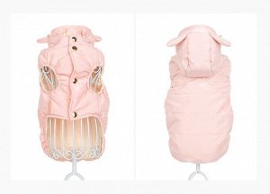 Куртка для животных, цвет светло-розовый, размер XS