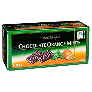 Конфеты MAITRE TRUFFOUT CHOCOLATE ORANGE MINTS 200 г