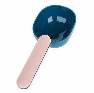 Ложка-лопатка для набора корма, цвет синий/розовый