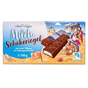 Шоколад MAITRE TRUFFOUT Milch Schokoriegel 100 г 1уп.х 16 шт.