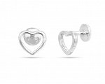 Серьги, без вставки, Ю-25025р