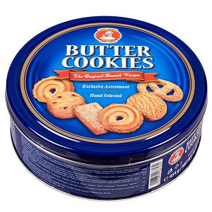 печенье GUNZ PATISSERIE MATHEO Butter Cookies 454 г ж/б 1 уп.х 12 шт.