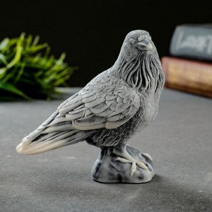 Фигурка «Ворон чёрный», мраморная крошка, 9 см
