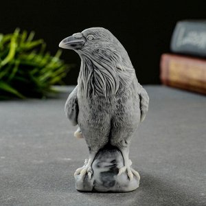 Фигурка «Ворон чёрный», мраморная крошка, 9 см
