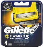 GILLETTE Fusion ProShield Сменные кассеты для бритвы 4шт