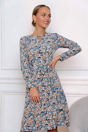 Платье Флористический мотив удивляет новыми, яркими расцветками и не спешит покидать модные подиумы по всему миру. Стиль принта "Либерти" придаёт платью особую динамику и подойдет женщинам абсолютно р