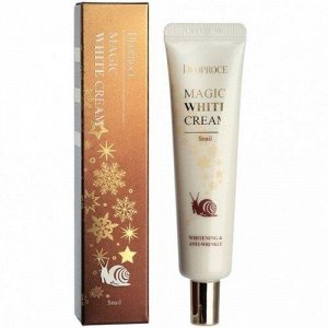 DEOPROCE MAGIC WHITE CREAM SNAIL 40ml Крем для лица с экстрактом муцина улитки 40мл