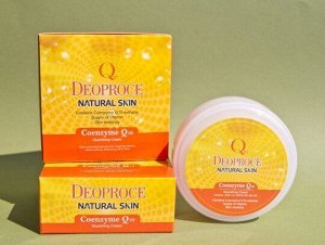 DEOPROCE NATURAL SKIN COENZYME Q10 NOURISHING CREAM 100g Питательный крем для лица и тела с Коэнзимом 100г