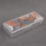Контейнер для хранения маникюрных/косметических принадлежностей «Мой день - сегодня», 19,5 x 8,3 x 4 см, цвет прозрачный