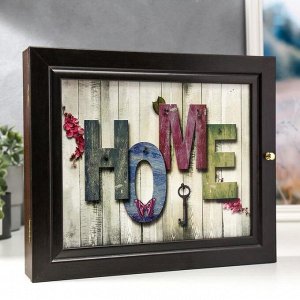 Ключница "Home" венге 26х31 см