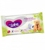 Fresh idea Влажная ДЕТСКАЯ растворяющаяся туалетная бумага 40 листов