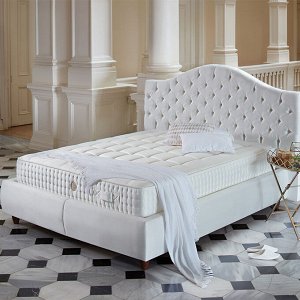 Grande Кровать с изголовьем (200x200 см) "GRANDE"Волшебное прикосновение к вашей спальне с ее особым дизайном,
- кровать Grande станет новым незаменимым выбором благодаря его красоте и просторному ящи