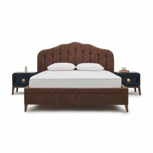 Elegante (180x200 см) Кровать с изголовьем с ящиком для хранения (156) Vero Brown 360