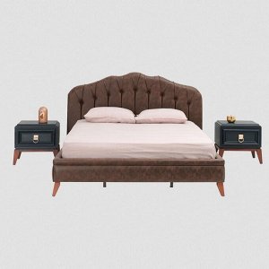 ELEGANTE Elegante (180x200 см) Кровать с изголовьем без ящика для хранения