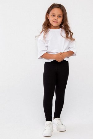 ivdt37 Футболка детская однотонная хлопок OVERSIZE-WHITE