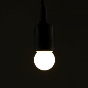 Лампа светодиодная декоративная Luazon Lighting, G45, Е27, 1,5 Вт, для белт-лайта, т-белый