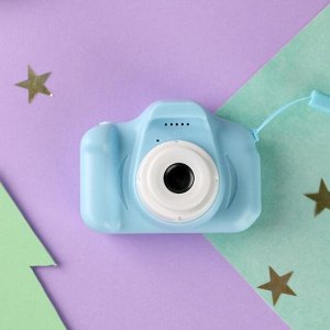 Фотоаппарат детский "Сфоткай меня", голуб., 8 х 6 см
