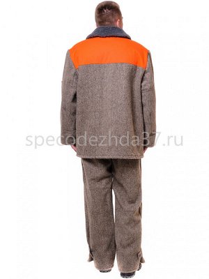 Костюм рабочий зимний "Лесоруб" с утеплителем тк.сукно (куртка+брюки)