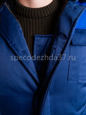 Костюм рабочий зимний "Персонал СТ37" тк.грета (куртка+брюки) 3 кармана