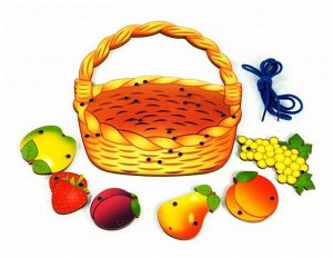 Шнуровка "Корзина с фруктами"