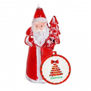 СНОУ БУМ Подвеска "Дед Мороз", 12 см, пластик, 2 цвета