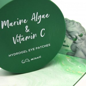 Misoli Патчи гидрогелевые для глаз с экстрактом морских водорослей и витамином С Eye Patch Hydrogel Marine Algae & Vitamin C, 84гр(60 шт)