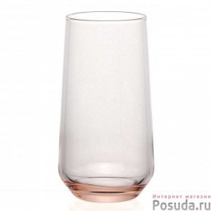 Набор стаканов Allegra 6 шт.470 мл розовый