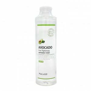 Meloso Avocado Pore Tightening Toner Тонер для сужения пор с экстрактом авокадо, 300мл