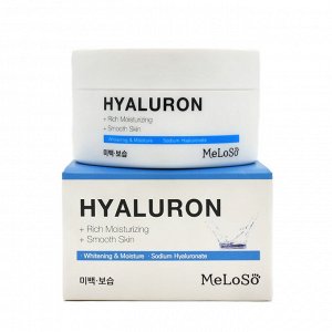 Meloso Hyaluron Moisturizing Cream Увлажняющий крем с гиалуроновой кислотой, 100мл