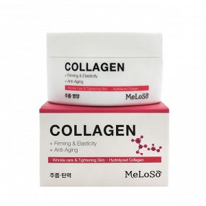 Meloso Крем для лица питательный с коллагеном Cream Collagen Nutrition + Firming & Elasticity, 100 мл