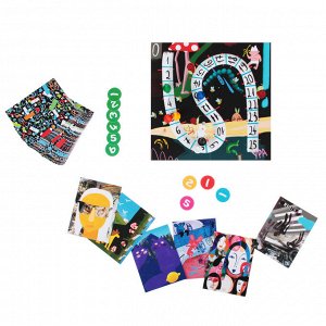 ИГРОЛЕНД Игра-ходилка, дорожная версия, картон, пластик, 11х18х4см, 4-6 дизайнов