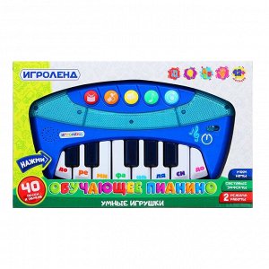ИГРОЛЕНД Игрушка "Обучающее пианино", свет, звук, 3хАА, ABS, 19х29х6см