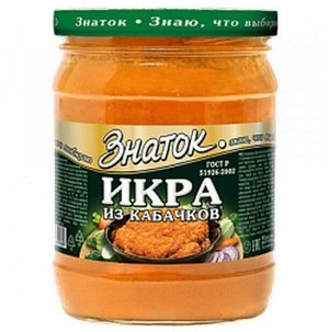 Икра кабачковая ЗНАТОК 450г ст/б