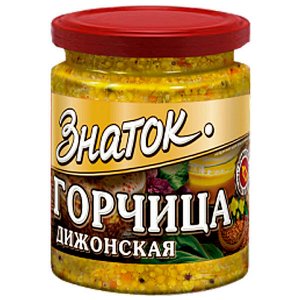 Горчица ЗНАТОК 170г Дижонская ст/б