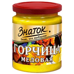 Горчица ЗНАТОК 170г Медовая ст/б