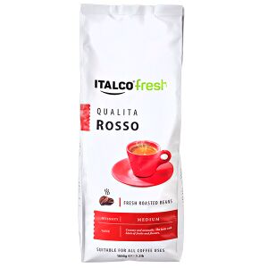 Кофе ITALCO QUALITA ROSSO 1 кг зерно 1 уп.х 6 шт.