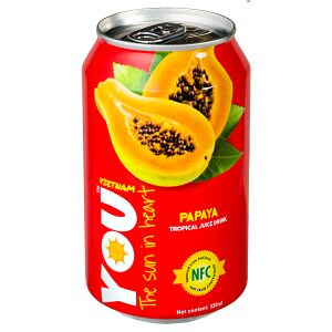 Напиток YOU VIETNAM Papaya 330 мл  Ж/Б 1 уп.х 24 шт.