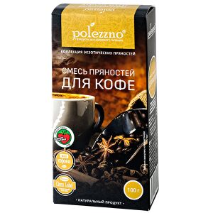 POLEZZNO смесь пряностей для кофе 100 г 1уп.х 21 шт.