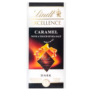 Шоколад LINDT EXCELLENCE CARAMEL - SEA SALT 100 г 1уп.х 20шт. шоколад LINDT EXCELLENCE CARAMEL - SEA SALT 100 г 1уп.х 20шт.