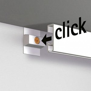 СИМА-ЛЕНД Система для подвеса картин ArtiTeq: настенный рельс &quot;Клик&quot; 400 см нагрузка 30 кг/м (возможна покраска) белый