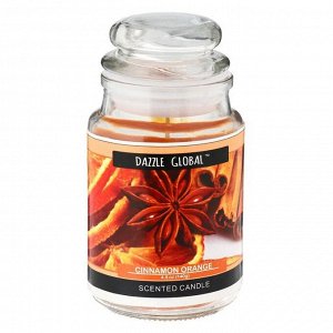 Свеча в банке 11x5.5 см Cinnamon orange 140 мл
