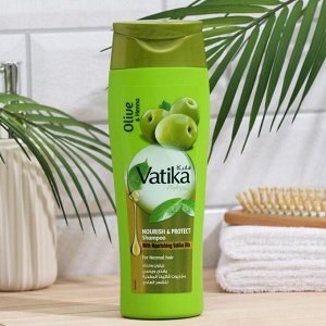 Шампунь для волос Dabur VATIKA Naturals Nourish &amp; Protect питание и защита, 400 мл